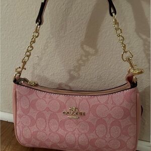 Vintage Coach Pink Teri Bag